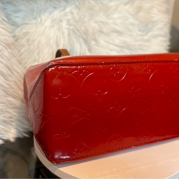 LOUIS VUITTON Vernis Red Reade PM M91088 used - Picture 7 of 16